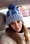 Soft Textured Winter Knitted Women's Beanie