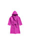 Kids Bathrobe 76 x 108 Cm 6 Year 400 GSM Fuchsia Pink 100% Terry Cotton Set of 1