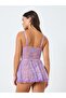 Floral Lace Ruffled Babydoll with Brief - 4