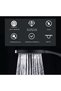 Shower head with 1 function, Radinavico, black - 2