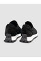Genuine Suede Leather Black Fur Lined Winter Women's Sneaker - 3