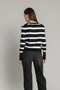 Striped Knitwear Blouse - 4