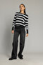 Striped Knitwear Blouse