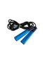 Pvc Jump Rope with Ball Bearings 2.8 Meters Fitness and Cardio Rope with Non-Slip Handle Blue-Black - 2