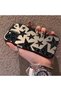 iPhone 14 Pro Compatible Silicone Edge Hard Back Anti Fall Case Star Patterns - 3