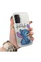 Samsung Galaxy S21 Fe 5g Compatible Stitch Pair Pattern Case Silicone Edge Hard Back Anti-Fall - 3