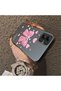Samsung Galaxy A05 Compatible Silicone Edge Hard Back Anti-Fall Case Butterfly Knot Patterns - 3