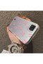 Realme C20/C20A Compatible Silicone Edge Hard Back Anti-Fall Case Butterfly Knot Patterns - 3