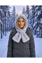 Plush Hooded Beanie with Ear Detail - 2