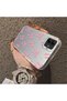 Samsung Galaxy A04 Compatible Silicone Edge Hard Back Anti-Fall Case Butterfly Knot Patterns - 3