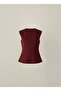 V-Neck Gold Buttoned Stylish Women's Vest Blouse - 7