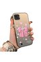Realme C20/C20A Compatible Silicone Edge Hard Back Anti-Fall Case Butterfly Knot Patterns