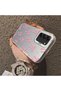 Samsung Galaxy S21 Fe 5g Compatible Silicone Edge Hard Back Anti-Fall Case Butterfly Knot Patterns - 4