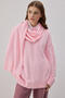 Tricot Sweater with Scarf Collar - 2