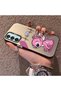 Samsung Galaxy M15 Compatible Stitch Couple Pattern Case Silicone Edge Hard Back Anti-Fall - 3