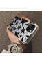 iPhone 15 Plus/14 Plus Compatible Silicone Edge Hard Back Anti-Fall Case Star Patterns - 3