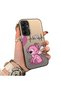 Samsung Galaxy A15 Compatible Stitch Couple Pattern Case Silicone Edge Hard Back Anti-Fall - 2