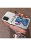 Samsung Galaxy A06 Compatible Stitch Couple Pattern Case Silicone Edge Hard Back Anti-Fall - 3
