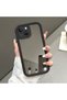 iPhone 15 Plus Compatible Mirrored Anti-Fall Silicone Phone Case - 2