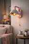Concrete Look Wall Sconce | Pull Chain Switch | Bedroom & Living Room | Bulb Included - Electric - 2