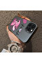 iPhone 14 Pro Compatible Stitch Couple Pattern Case Silicone Edge Hard Back Anti Fall - 4