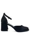 425 25Ya Women's Evening Dress Shoes Black Satin - 3