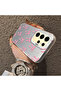 Samsung Galaxy S24 Ultra Compatible Silicone Edge Hard Back Anti-Fall Case Butterfly Knot Patterns - 3