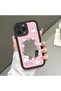 iPhone 14 Pro Max Compatible Kitty Mirrored Anti-Fall Silicone Phone Case - 2