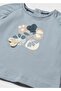 Baby Girl Printed Long Sleeve T-Shirt - 4