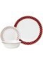 Dinner Set Crimson Trellis 18pcs