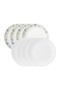 10.25 inches Dinner Plate Set, 4 pcs, Assorted - 7