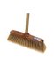 125.10 Reg Golden Soft Broom with Long Stick, Assorted Colors - 6