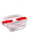 Square Dish with Plastic Lid - 2