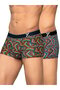 Pack of 2 - Men Printed Breathable Cotton Trunks
