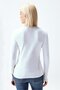 Women's Long Sleeve T-Shirt White Color - 2