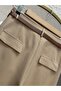 Melita Back Cover Carrot Leg Belted Trousers-Mt5018 Stone - 3