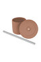 Silicone Snack Set Sip + Snack - Woody Brown / Powder Gray - 3