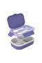 Plastic Kids Large Bento Lunch Box, Mermaid Design, Violet, PK0006 - 8