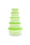 Plastic Round Food Storage Set, 5 pcs - 2