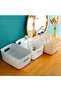 4 Pieces Eco+ 3.5 Lt Interior Cabinet, Refrigerator Organizer, Bathroom, Kitchen Organizer White 24Cm16Cm11Cm - 2