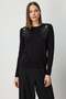 Knitwear Sweater with Stone Detail on the Shoulder - 3