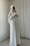 Ferace Souffle Set, Medina Silk Dress, Chiffon Souffle, Princess Set, Hajj, Umrah - 4