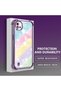 Realme C11 2021 Compatible Transparent Silicone Flutter Protective Case Rainbow Patterns - 4