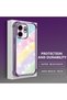 Infinix Hot 50I Compatible Transparent Silicone Flutter Protective Case Rainbow Patterns - 4