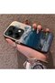 Xiaomi Redmi Note 13 Pro 4g Compatible Silicone Edge Hard Back Anti-Fall Case Mountain Peak Patterns - 4