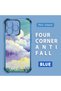 Realme C53 Compatible Transparent Silicone Flutter Protective Case Colorful Cloud Patterns - 2