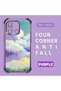 Xiaomi Redmi 12C Compatible Transparent Silicone Flutter Protective Case Colorful Cloud Patterns - 2
