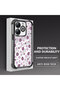 Tecno Spark 20/20C Compatible Transparent Silicone Flutter Protective Case Strawberry Patterns - 3