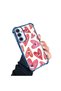 Samsung Galaxy A25 Compatible Transparent Silicone Flutter Protective Case Evil Eye Pattern - 2