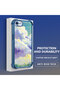 iPhone 7/8/Se 2020 2022 Compatible Transparent Silicone Flutter Protective Case Colorful Cloud Patterns - 5